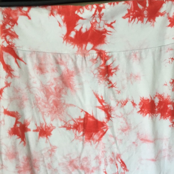 Bohemian maxi skirt orange/red tye dye - Picture 2 of 3